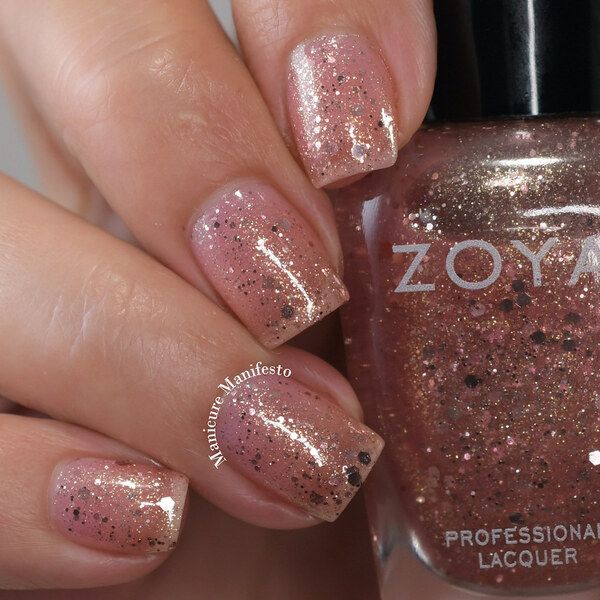 Nail polish swatch / manicure of shade Zoya Bonnie