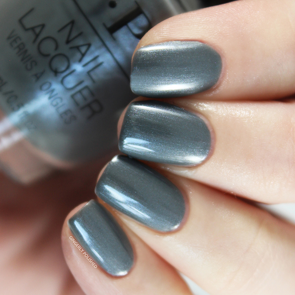 Nail polish swatch / manicure of shade OPI Clean Slate