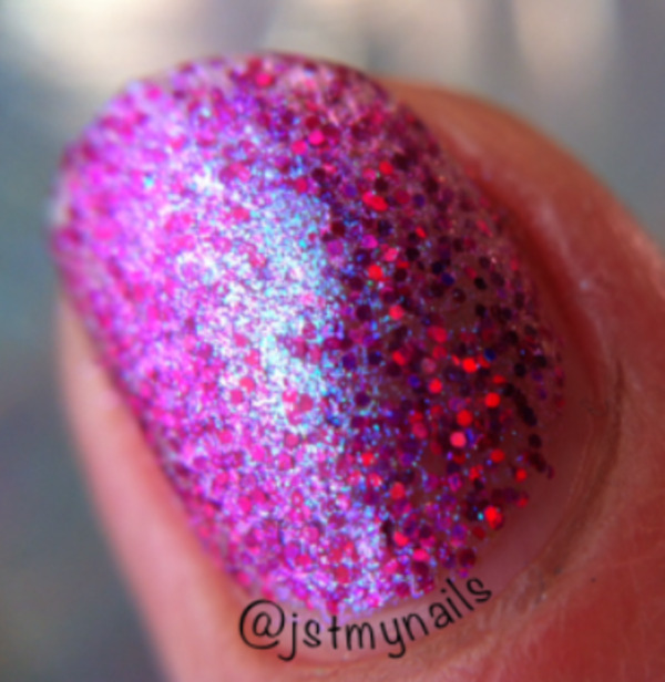 Nail polish swatch / manicure of shade Orly Explosion of Fun