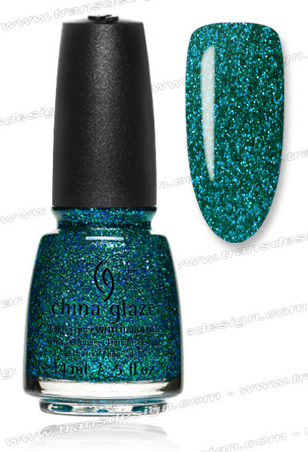 Nail polish swatch / manicure of shade China Glaze Don't Get Elfed Up