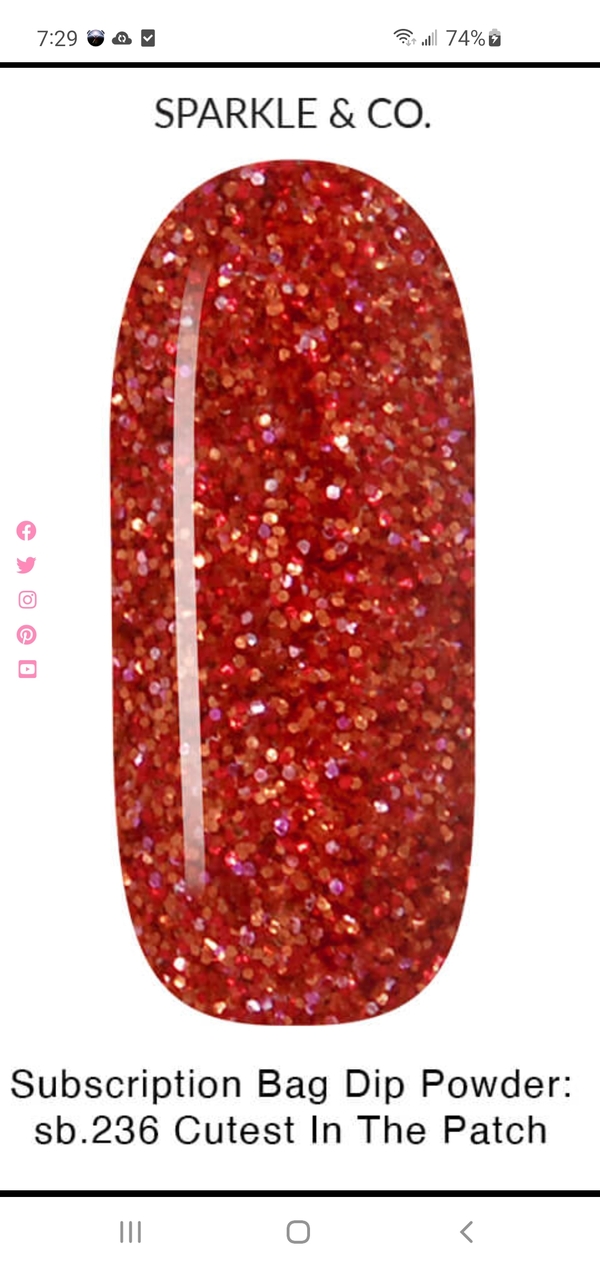 Nail polish swatch / manicure of shade Sparkle and Co. Cutest in the Patch