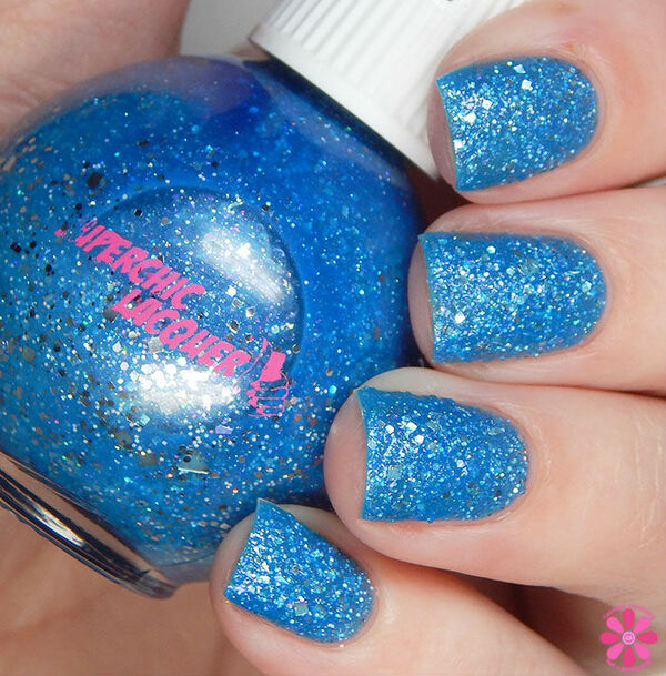 Nail polish swatch / manicure of shade SuperChic Lacquer Captured Teardrop