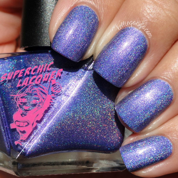 Nail polish swatch / manicure of shade SuperChic Lacquer Jolt