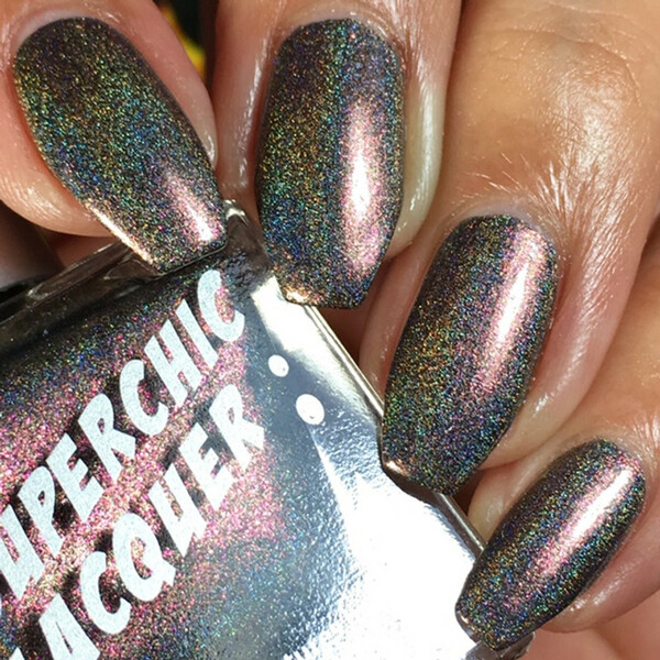 Nail polish swatch / manicure of shade SuperChic Lacquer Candyman