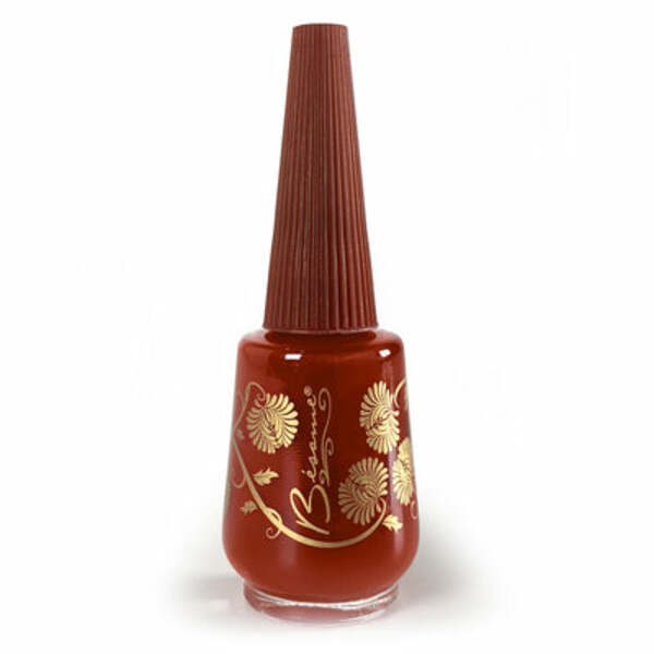 Nail polish swatch / manicure of shade Bésame Cosmetics Carmine
