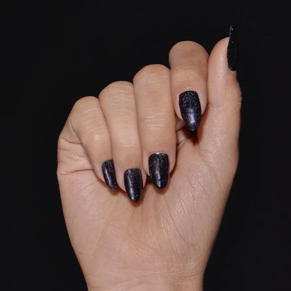 Nail polish swatch / manicure of shade Bésame Cosmetics Maleficent