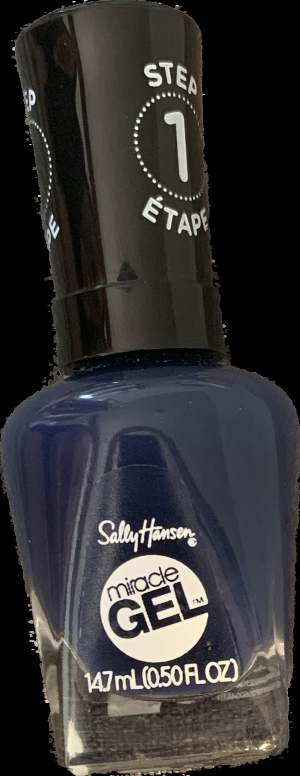 Nail polish swatch / manicure of shade Sally Hansen Midnight Mod