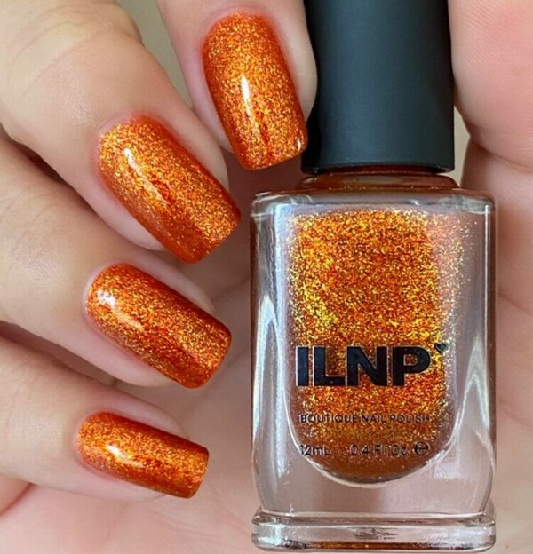 Nail polish swatch / manicure of shade I Love Nail Polish Pumpkin Patch