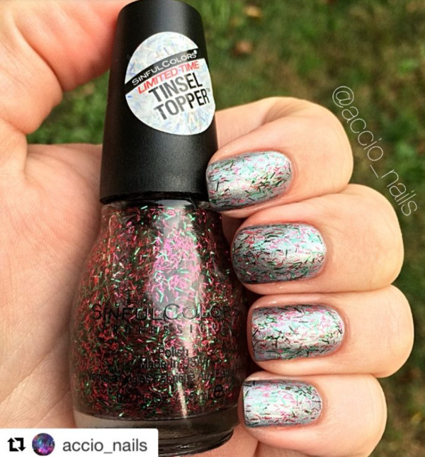 Nail polish swatch / manicure of shade Sinful Colors Elfie