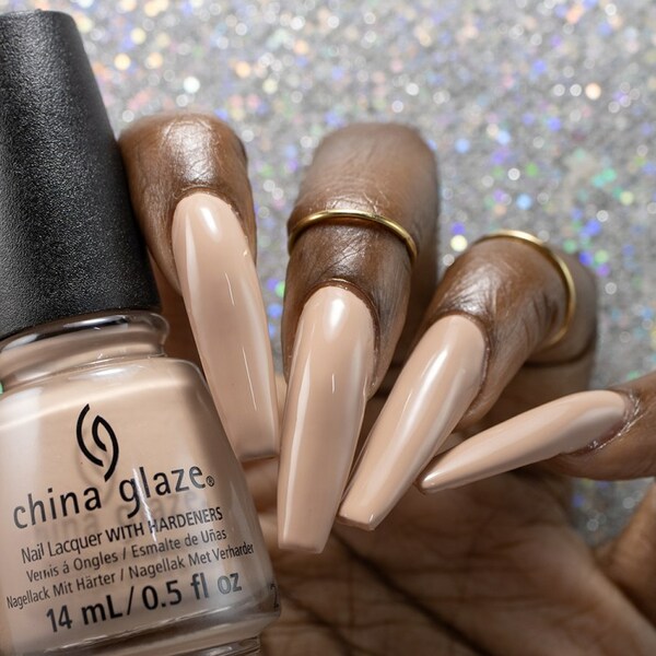 Nail polish swatch / manicure of shade China Glaze Mocha Mama