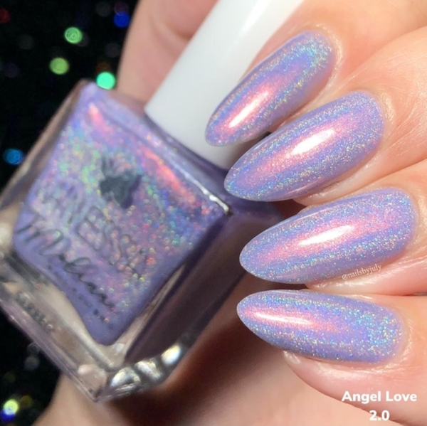 Nail polish swatch / manicure of shade Vanessa Molina Angel Love 2.0