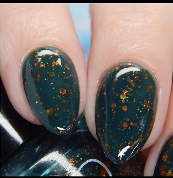 Nail polish swatch / manicure of shade Noodles Nail Polish Hei Girl Hei