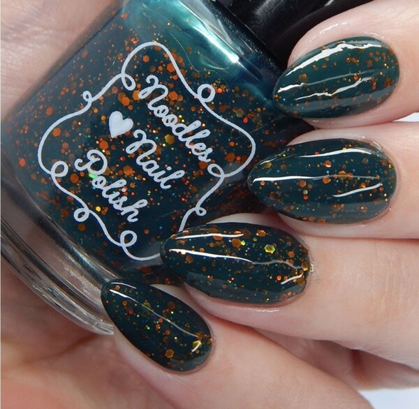 Nail polish swatch / manicure of shade Noodles Nail Polish Hei Girl Hei