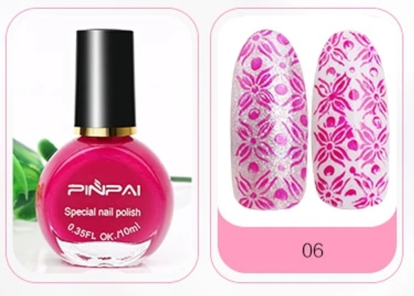 Nail polish swatch / manicure of shade Pinpai 06