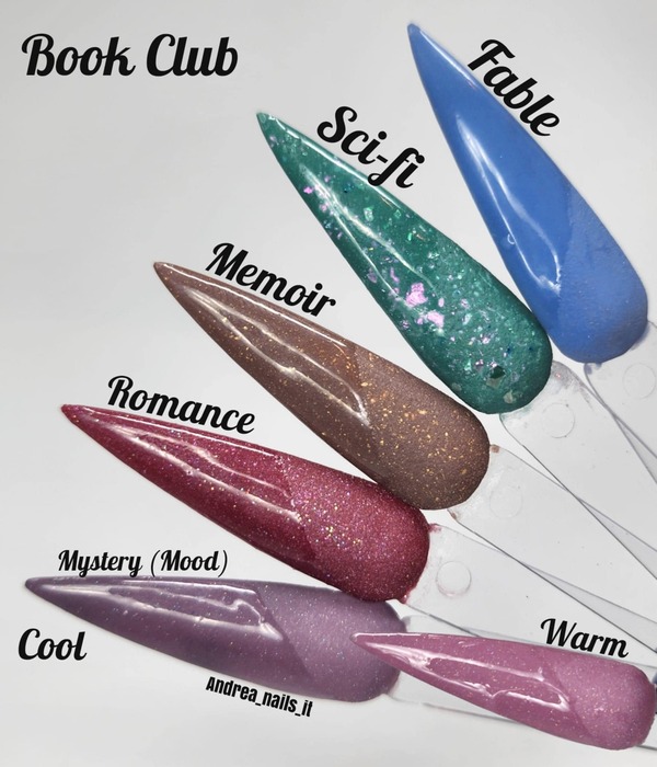 Nail polish swatch / manicure of shade Revel Memoir
