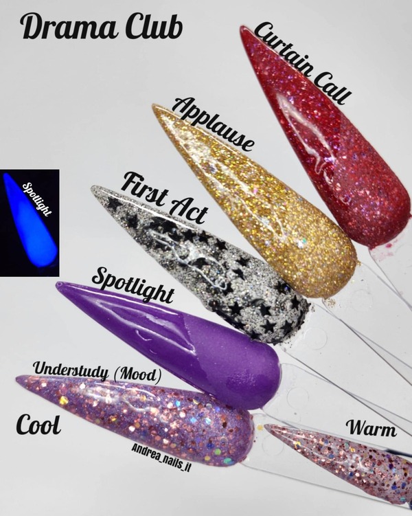 Nail polish swatch / manicure of shade Revel Spotlight