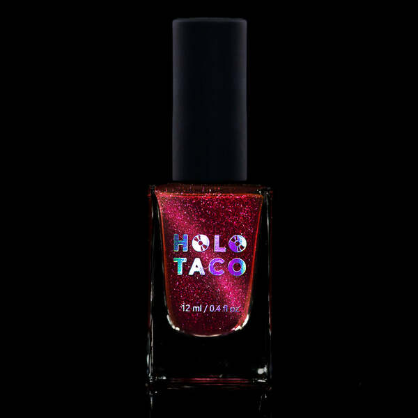 Nail polish swatch / manicure of shade Holo Taco Love Spell