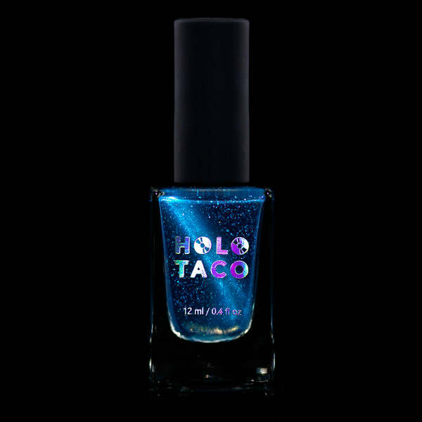 Nail polish swatch / manicure of shade Holo Taco Twice In A Blue Moon
