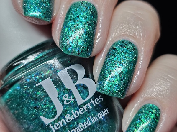 Nail polish swatch / manicure of shade Jen and Berries How Do You Talk To An Angelfish