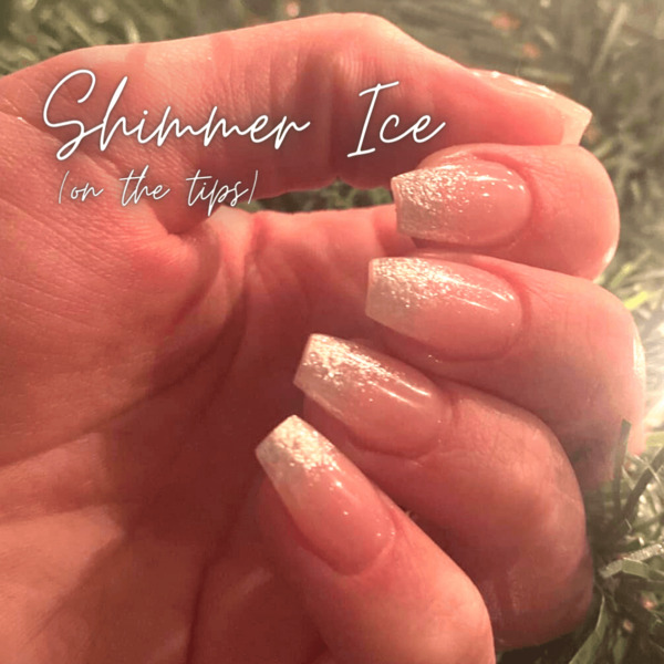 Nail polish swatch / manicure of shade Sparkle and Co. Shimmer Ice