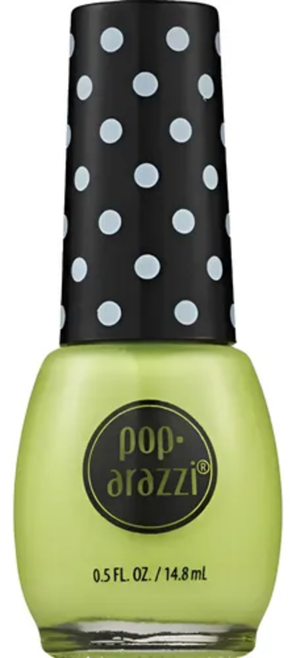 Nail polish swatch / manicure of shade Pop-arazzi Prime of Lime