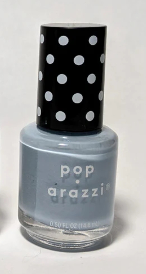 Nail polish swatch / manicure of shade Pop-arazzi When Skies Are Grey