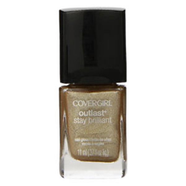 Nail polish swatch / manicure of shade CoverGirl Golden Opportunity