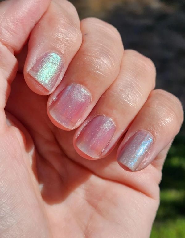 Nail polish swatch / manicure of shade Pop-arazzi Born A Unicorn