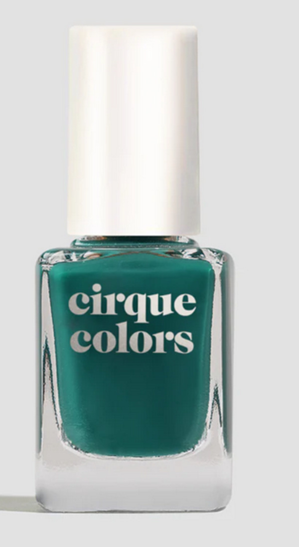 Nail polish swatch / manicure of shade Cirque Colors Verdigris