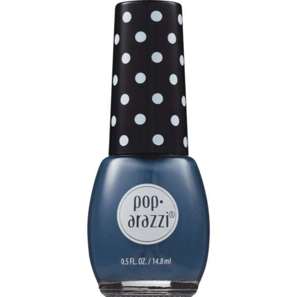 Nail polish swatch / manicure of shade Pop-arazzi Bid You Adieu Blue