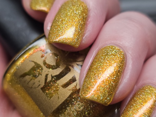 Nail polish swatch / manicure of shade Bee's Knees Lacquer Fantastic
