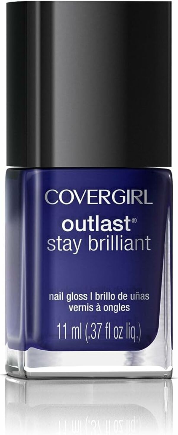 Nail polish swatch / manicure of shade CoverGirl Sapphire Flare