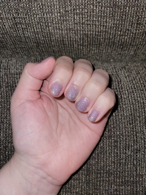 Nail polish swatch / manicure of shade Pop-arazzi Fairy Garden