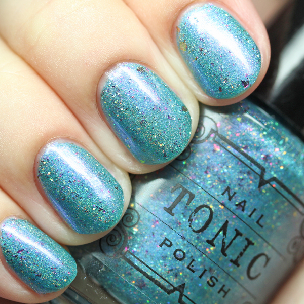 Nail polish swatch / manicure of shade Tonic Polish Rainbowfish