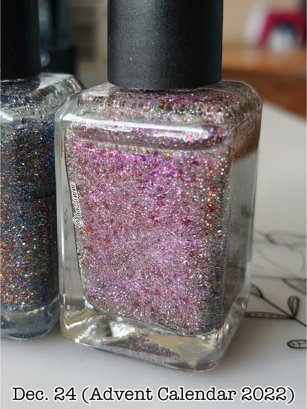 Nail polish swatch / manicure of shade Cadillacquer Dec 24