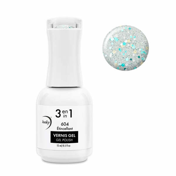 Nail polish swatch / manicure of shade Looky Étincellant