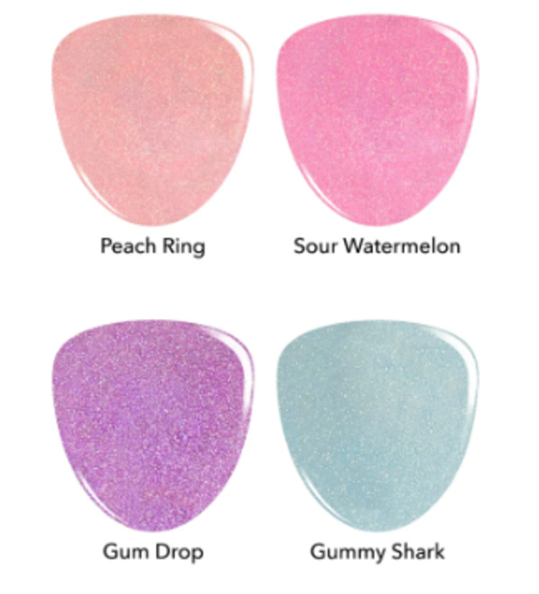 Nail polish swatch / manicure of shade Revel Gum Drop