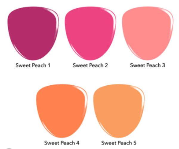 Nail polish swatch / manicure of shade Revel Sweet Peach 1