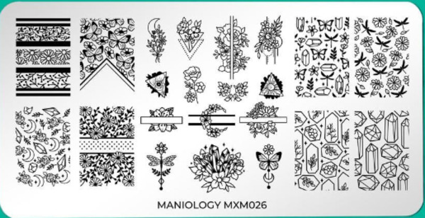 Nail polish swatch / manicure of shade Maniology Petals