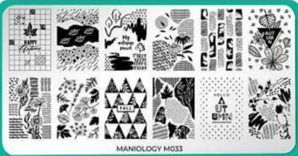 Nail polish swatch / manicure of shade Maniology Abstract Autumn