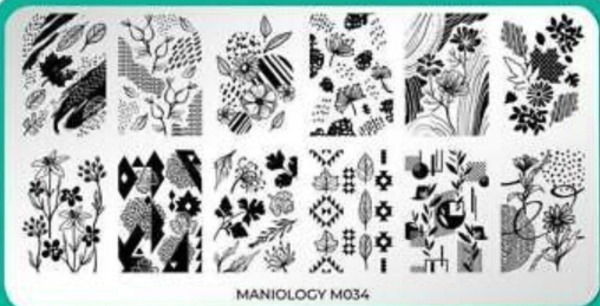 Nail polish swatch / manicure of shade Maniology Fall Geomentrics