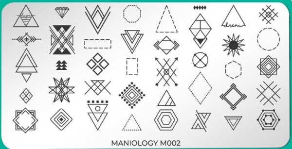 Nail polish swatch / manicure of shade Maniology Jan - Minimalist Galaxy