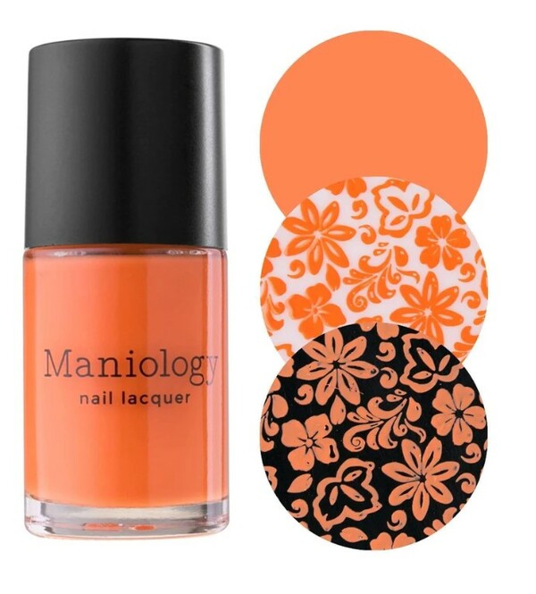 Nail polish swatch / manicure of shade Maniology Pumpkin Head