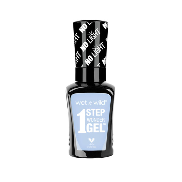 Nail polish swatch / manicure of shade wet n wild Air Apparent