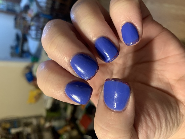 Nail polish swatch / manicure of shade Peppi Gel I Sea You