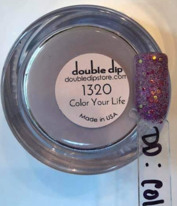 Nail polish swatch / manicure of shade Double Dip Color Your Life