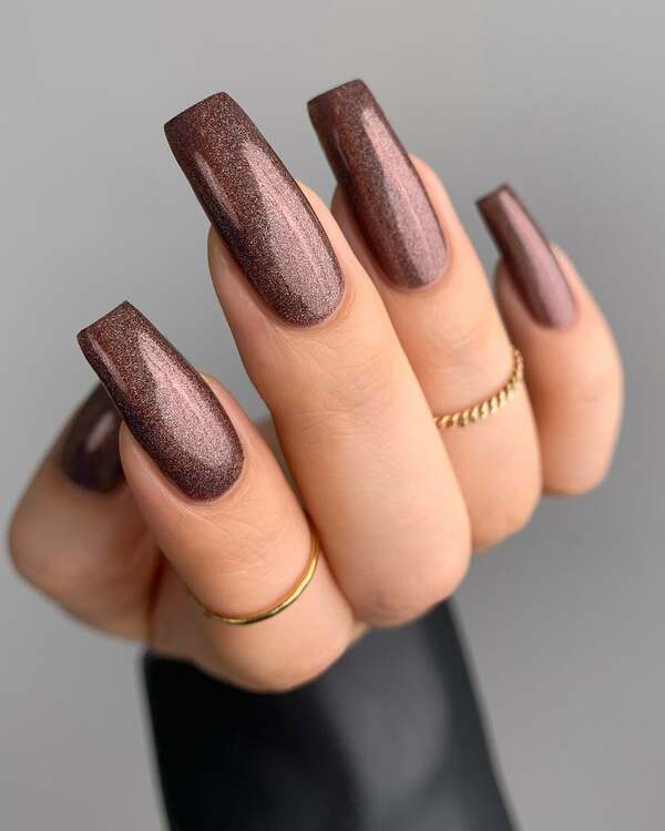 Nail polish swatch / manicure of shade Mooncat Boa Constrictor
