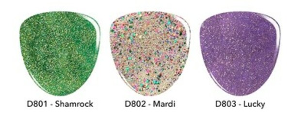 Nail polish swatch / manicure of shade Revel Shamrock