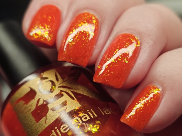 Nail polish swatch / manicure of shade Bee's Knees Lacquer Every 27 Years...