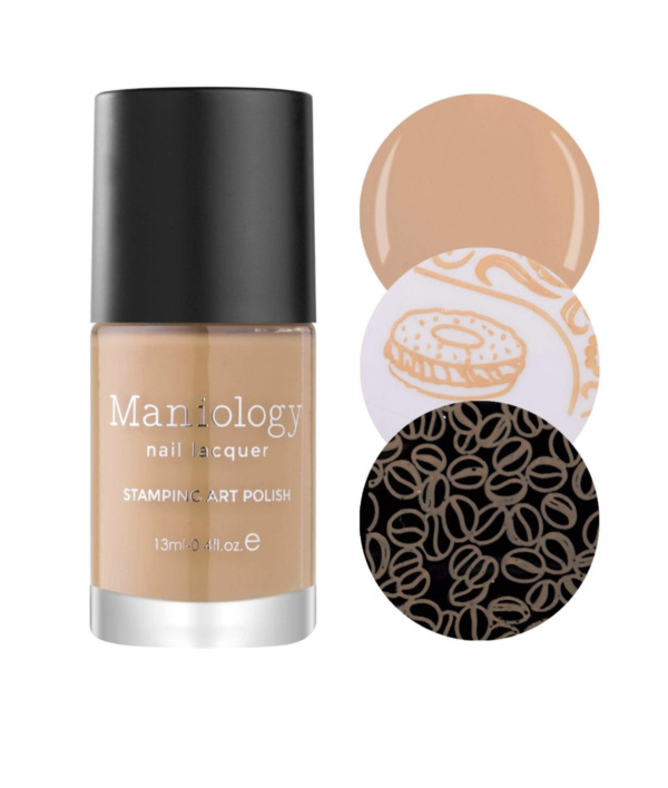Nail polish swatch / manicure of shade Maniology Latte